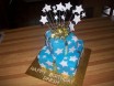 Blue & White star present box Blue & White star present box