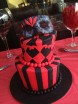 Julies 40th madhatter cake