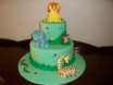 Jungle themed cake for baby shower Jungle themed cake for baby shower