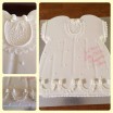 christening gown cake